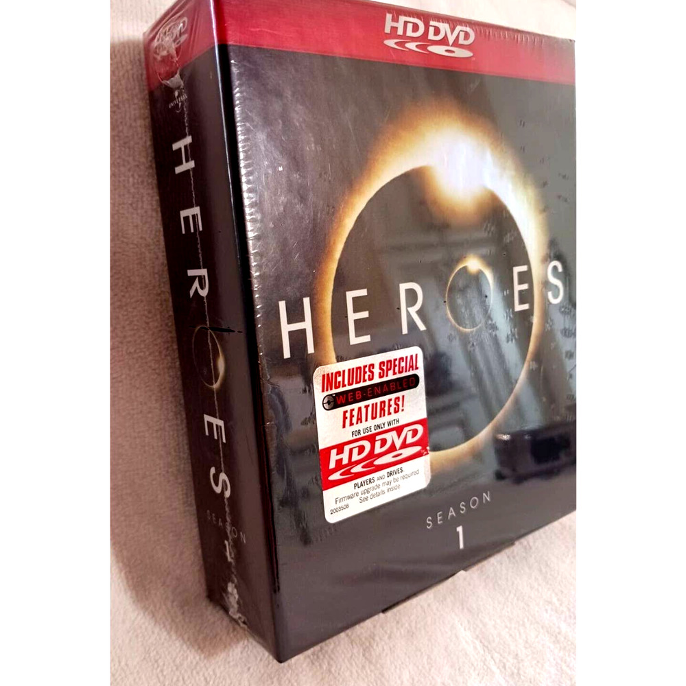 Heroes: Season 1 Web Enabled HD DVD Complete 16+ Hours NEW IN‎ PACKAGE